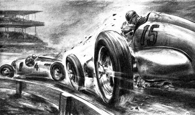 1937 George Vanderbilt Cup Race by Carlo Demand